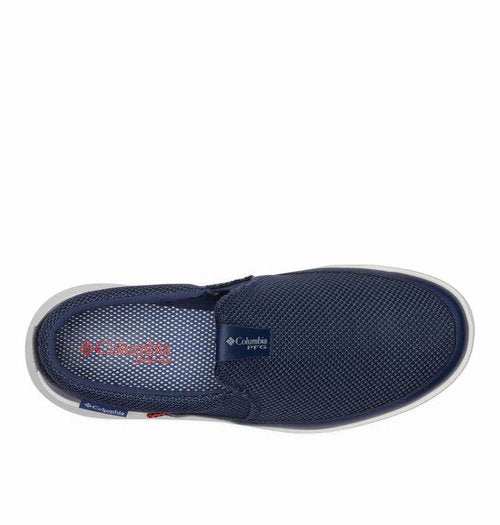 Columbia Men's Boatside Breathe PFG, Nocturnal/Sunset Red, 11