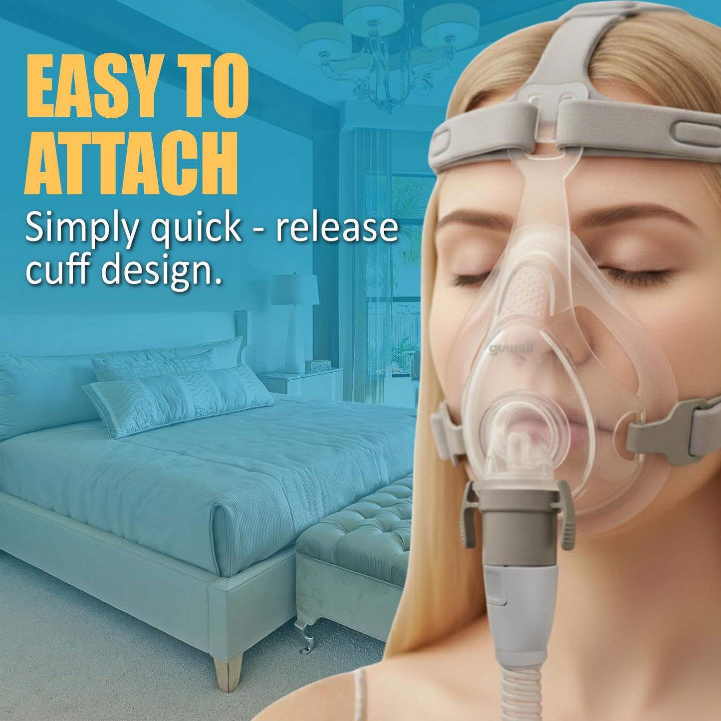 6 FT Heated Tube- Replacement Tube - Compatible with Philips Respironics DreamStation and PR System One- 15mm