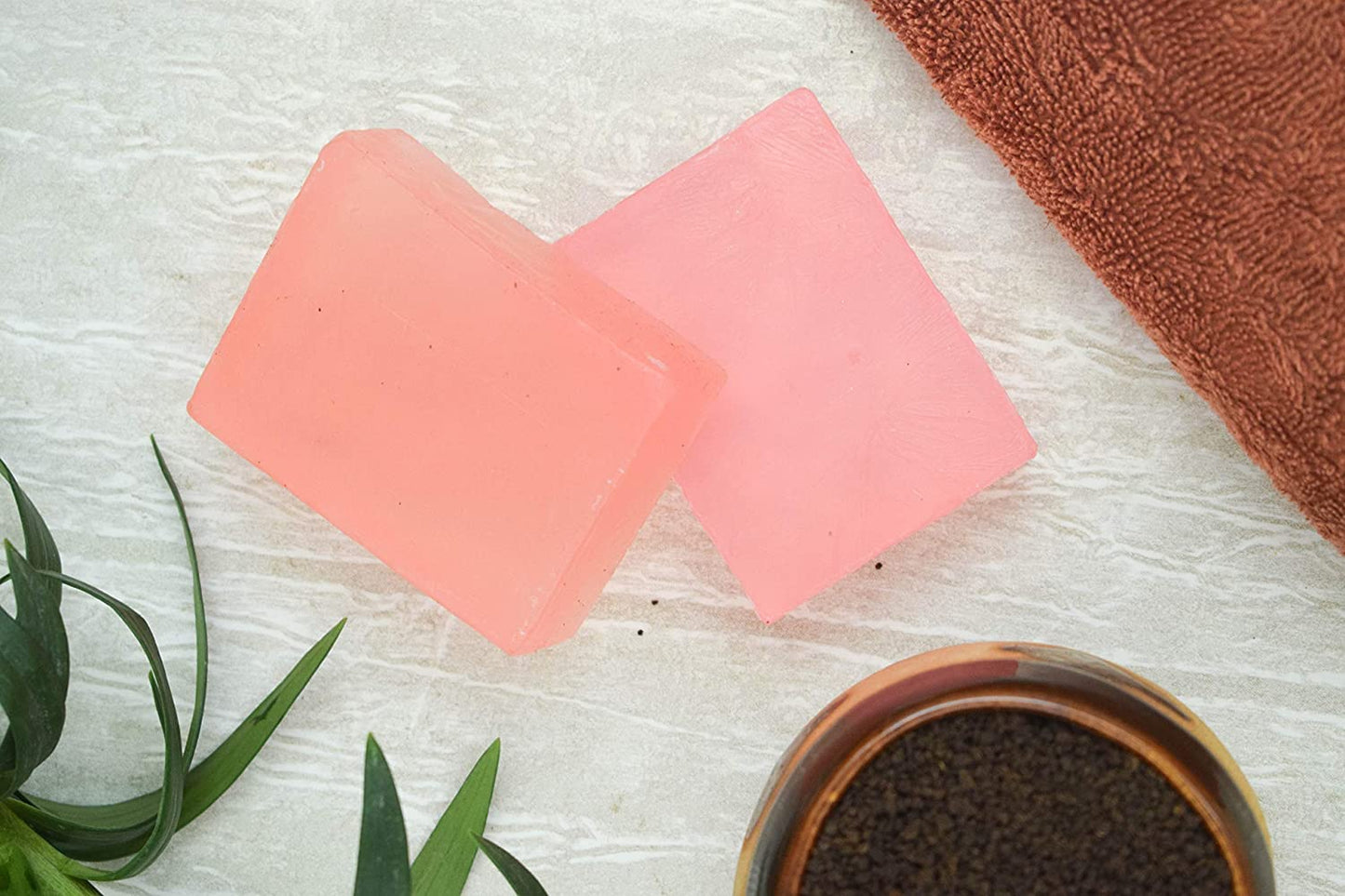 SVATV Handcrafted Soap With Natural, Soothing Herbs Of LAVENDER & GREEN TEA For Men And Women - Exfoliating Bar, Traditional Ayu