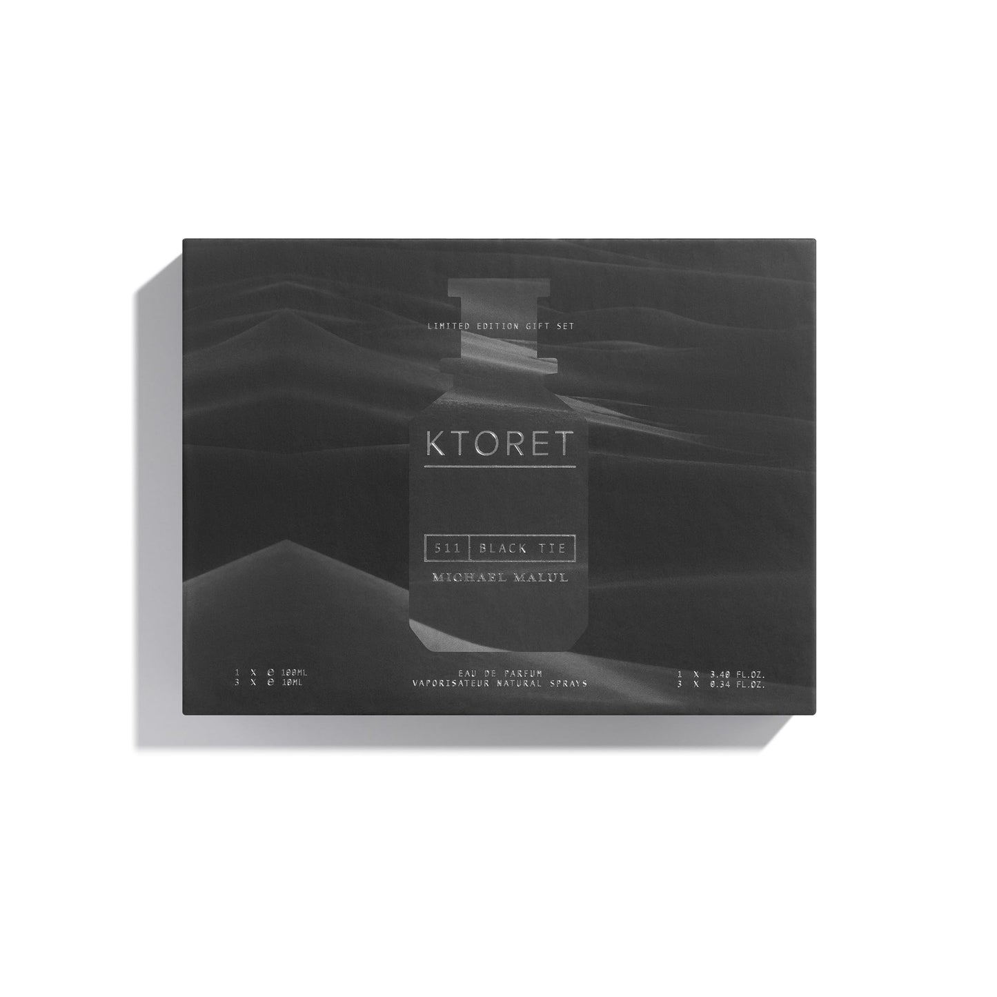 Michael Malul 511 Black Tie Eau de Parfum Gift Set - 100ml | 10ml