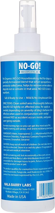 Pet Organics NaturVet No-Go! Housebreaking Aid Dog Spray