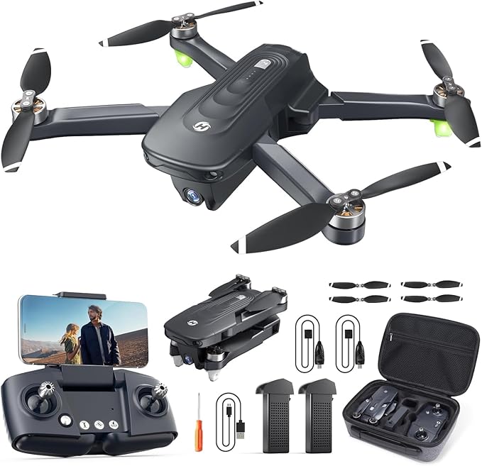 Holy Stone HS175D GPS Drone with 4K Camera for Adults, Under 249g, Foldable RC Quadcopter with Auto Return, 46 Mins Long F...