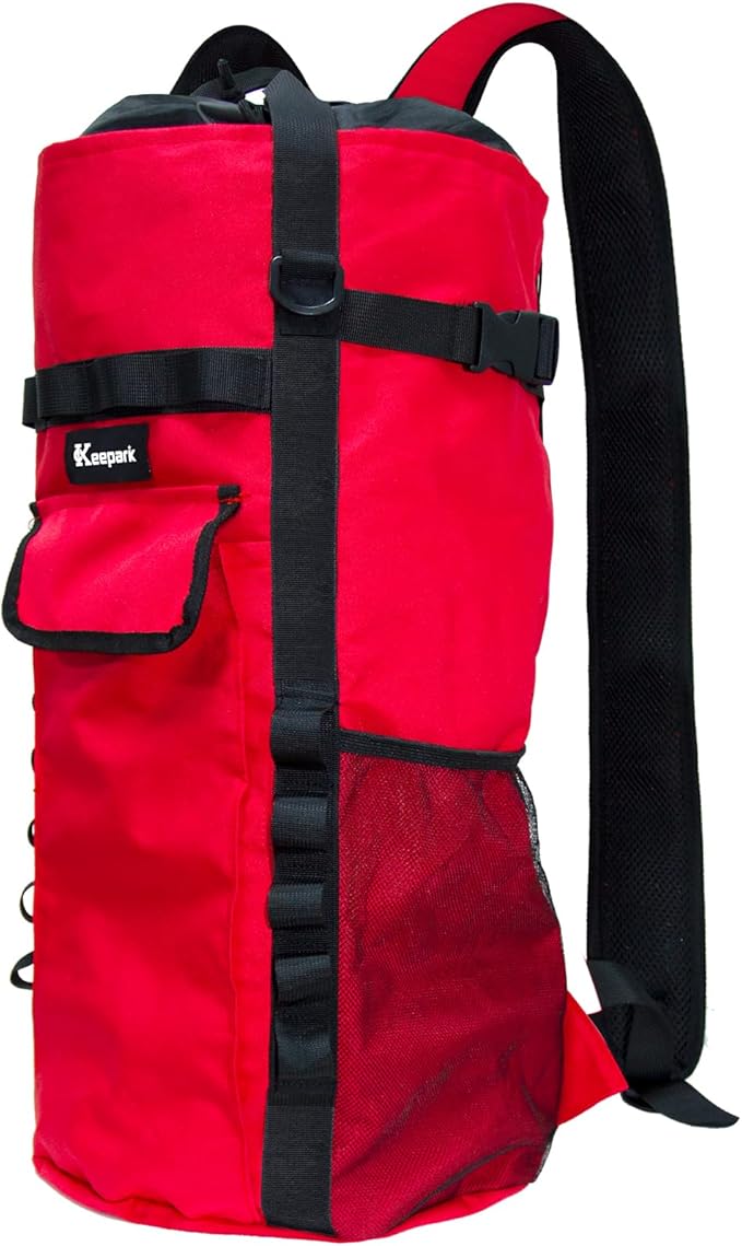 Keepark Rock Climbing Rope Storage Bag - Large Capacity Tree Rope Storage Backpack, Waterproof Oxford Outdoor Climbing Rop...