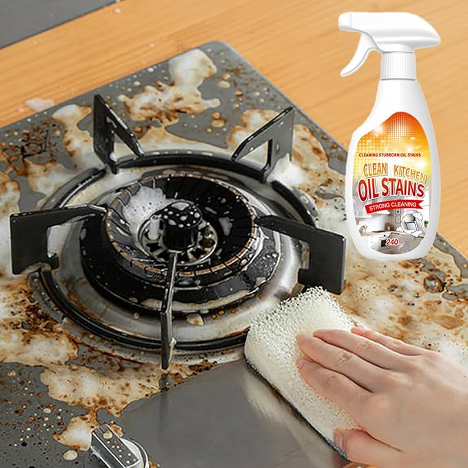 wuliao FIELL Clean Kitchen Oil Stains Spray, Naivetu Heavy-Duty Kitchen Degreaser Foam Cleaner, Multi functiona Foam Cleaner Spray (1)