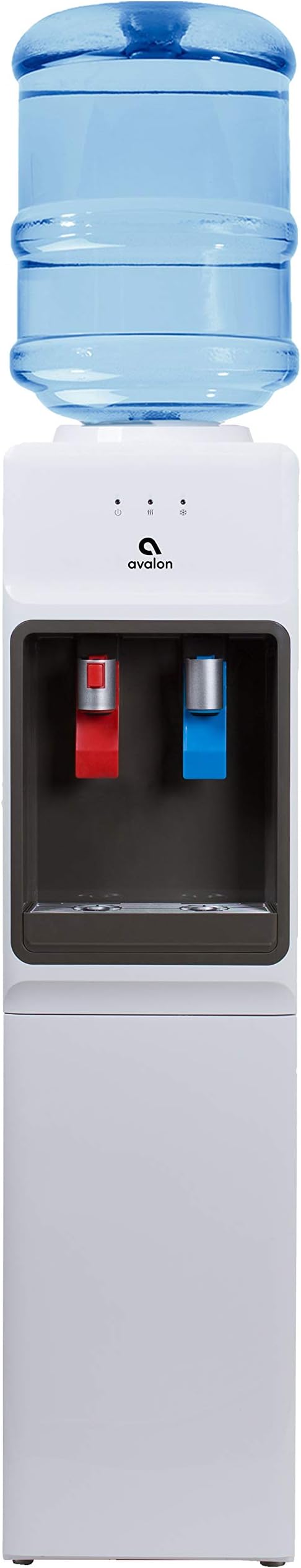 Avalon Top Loading Water Cooler Dispenser - Hot & Cold Water, Child Safety Lock, Innovative Slim Design, Holds 3 or 5 Gall...