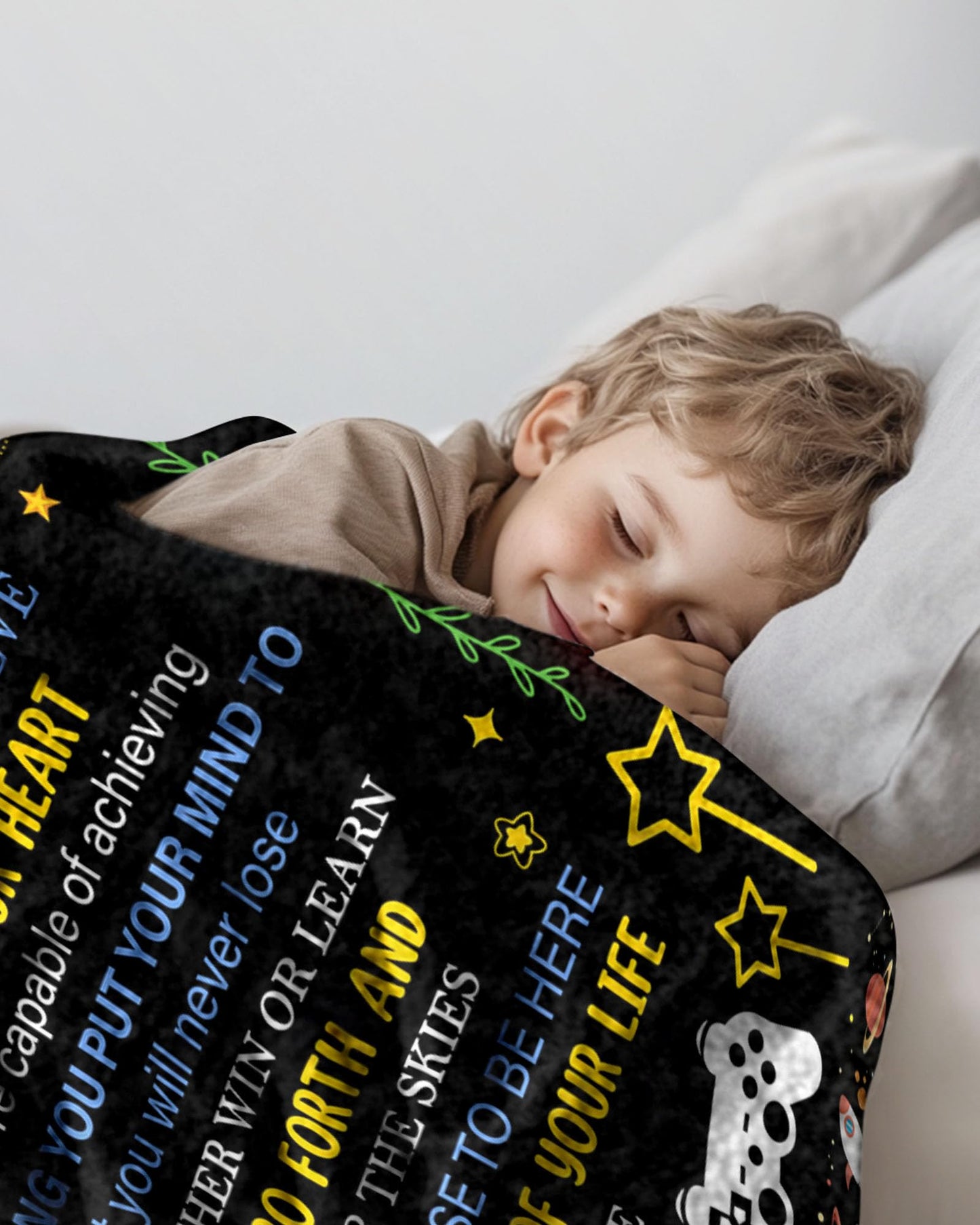 Grandson Gifts from Grandma & Grandparents, Happy Birthday Gift for Grandsons, Graduation Gifts for Grandson, to My Grandsons Blanket 50" X 60"