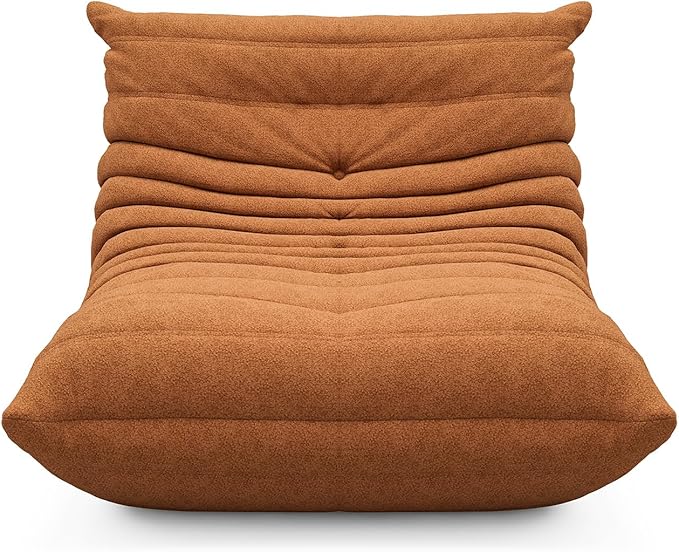 OTDMEL Bean Bag Chair for Adults, Fireside Togo Chair, BeanBag Chairs for Teens with High-Resilience Memory Foam, Non-Slip Base Compression Floor Lounge Sofa for Living Room, Bedroom