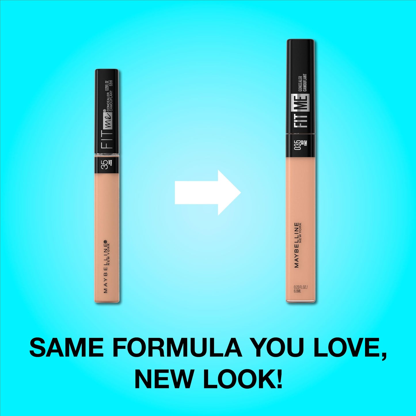 Maybelline New York Fit Me Liquid Concealer Makeup, Natural Coverage, Lightweight, Conceals, Covers Oil-Free, Cocoa, 1 Count (Pa