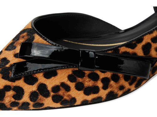 Cole Haan Women's Noella Bow Skimmer, Leopard Print, 8.5-B US