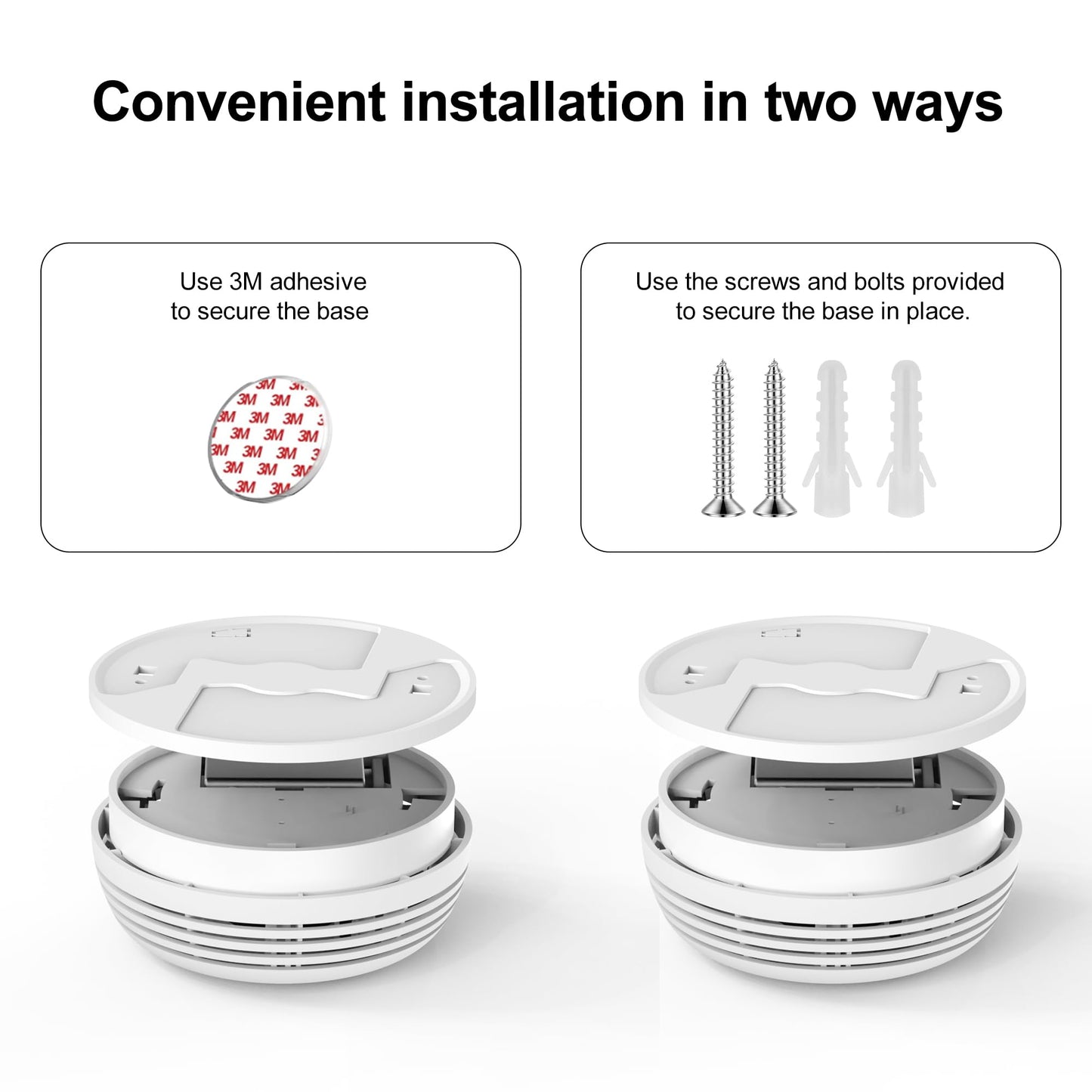 1 Pack Fire Alarms Smoke Detectors, Photoelectric Sensor Smoke Alarm Battery Operated, Fire Alarm with Test Button & Low Battery Signal, LED Warning Light 85 dB Alarm Sound for Bedroom and Home
