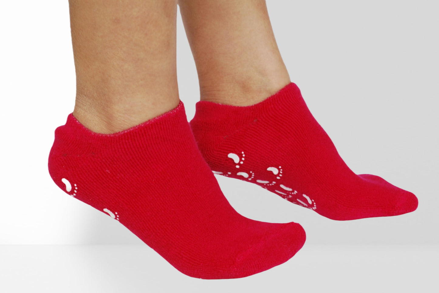 EMILYSTORES Magenta Moisturizing Gel Socks for Cracked Heel 1 Pair, Moisturizing Socks for Women Overnight, for Dry Rough Skin,