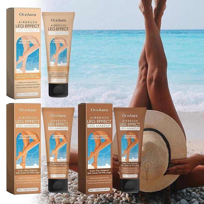 Leg Makeup Waterproof No Transfer,Flawless Looking Leg and Body Scar Cover up Makeup, Easy Application for All Skin Tones. (1# Fairest Glow)