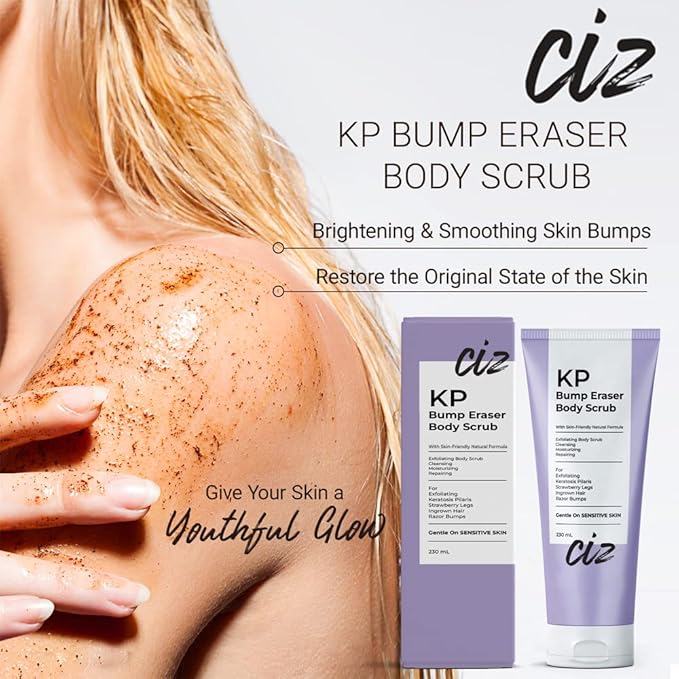 Back Acne Spray + KP Bump Eraser Body Scrub – Complete Body Acne & Texture Treatment Set