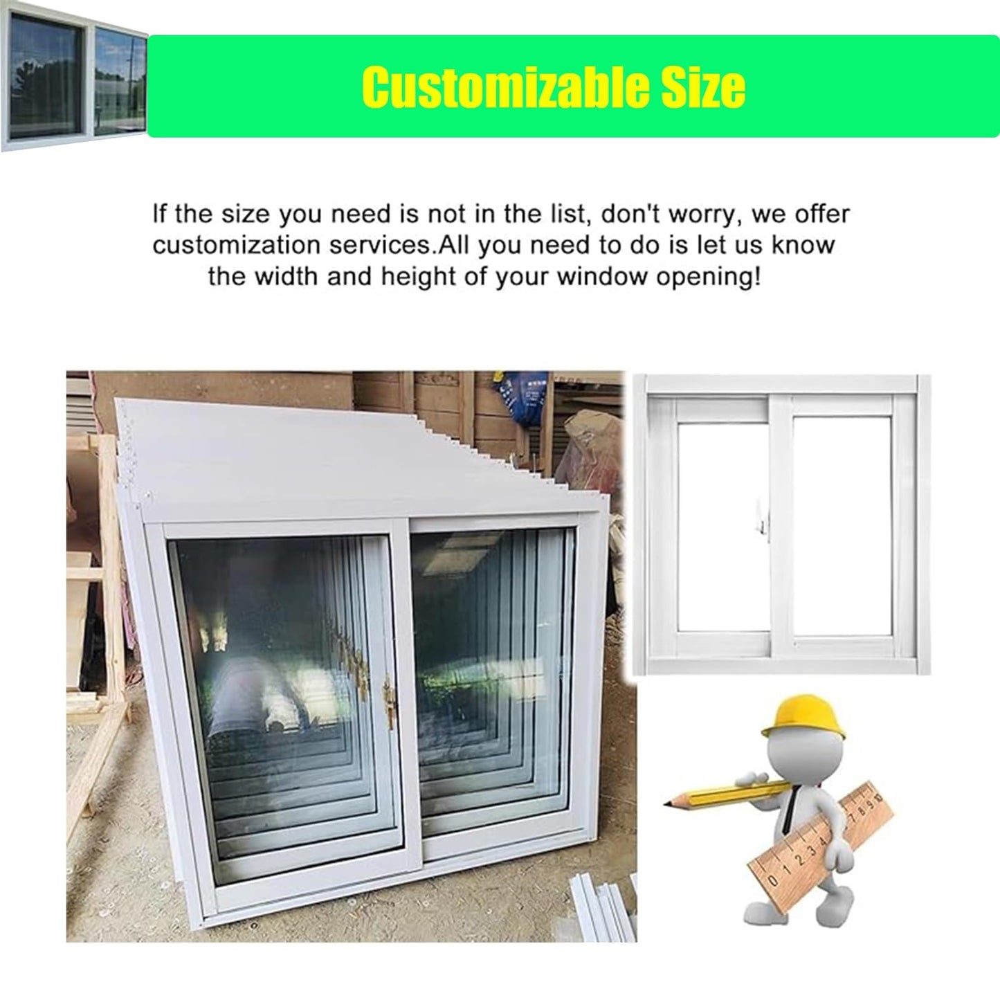 Double Pane Windows for Houses 20 22 24 28 30 32 34 36 38 40 42 44 46 48 50 Inch, Basement Replacement Windows,White, for Sheds, Bathroom, Basement and Chicken Coops,21x12in/53x30cm