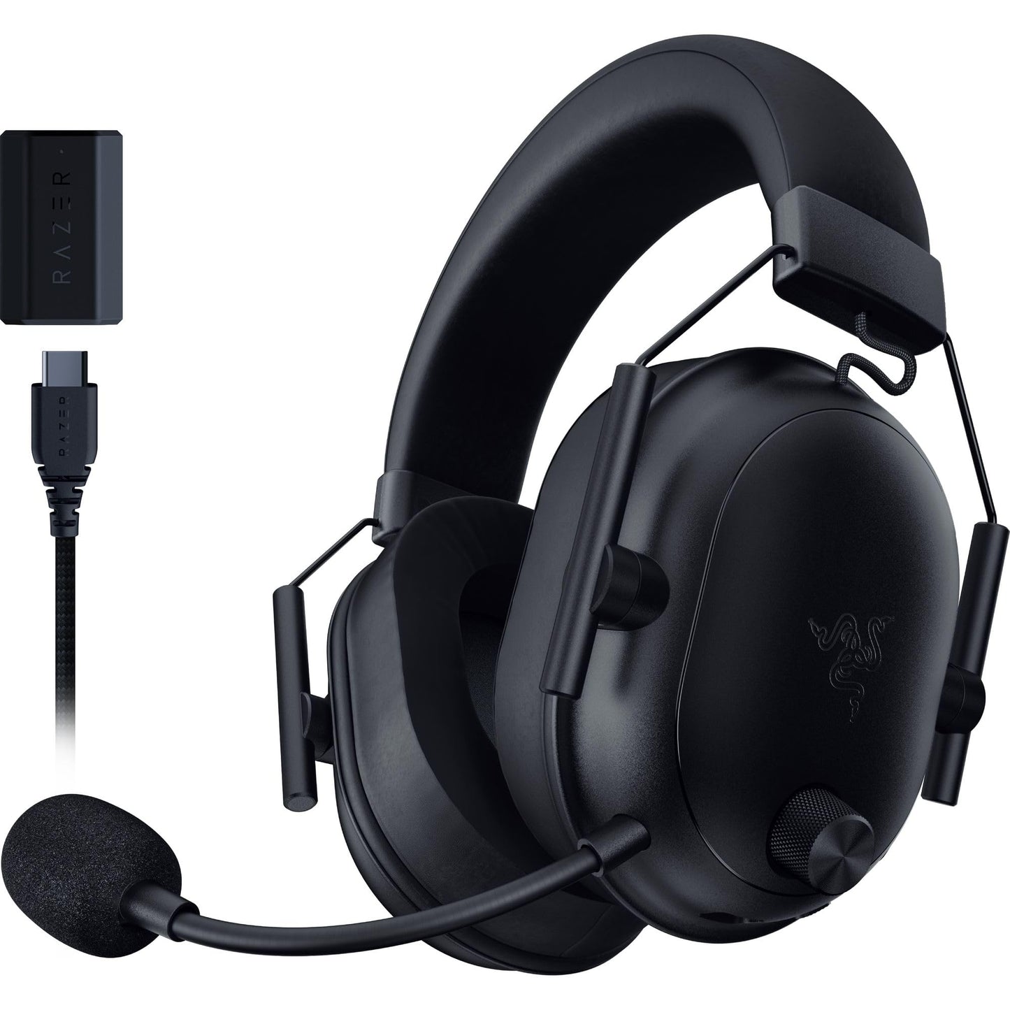 Razer Blackshark V2 Hyperspeed Wireless Gaming Headset: 2.4Ghz, Bluetooth Or Usb - Thx Spatial Audio - Titanium 50Mm Drivers - 7