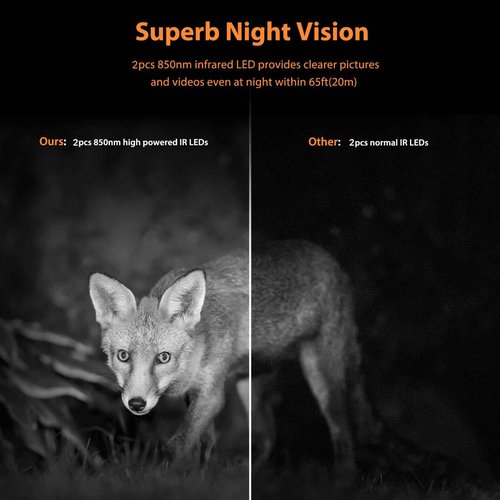 VOOPEAK 4K Trail Camera WiFi - 85MP 30FPS Solar Trail Camera with 850nm Night Vision, 120° Wide-Angle Motion Activated Game Cam, 0.1s Trigger, IP66 Waterproof for Wildlife Monitoring