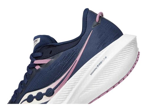 Saucony Women's Triumph 21, Navy/Orchid, 6