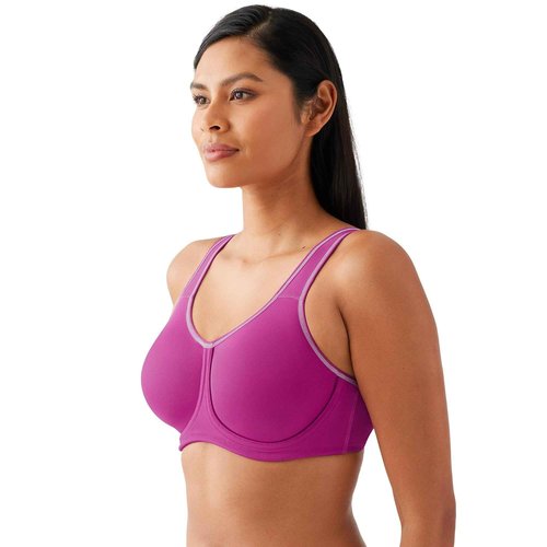 Wacoal Women's Simone Sport Unlined Full Coverage Underwire Sports Bra, 855170