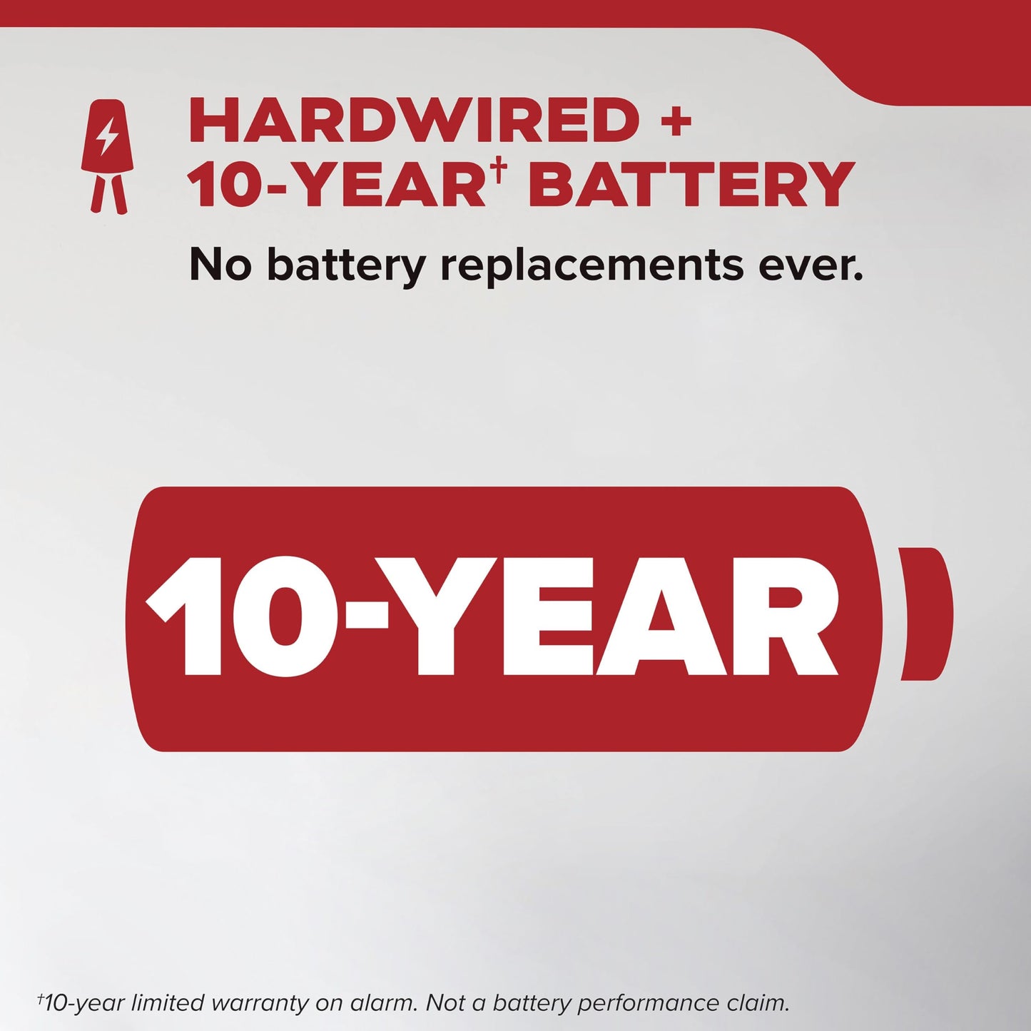 Kidde Hardwired Smoke Detector for Home, 10-Year Battery Backup, Interconnectable, LED Notification, 3-Pack
