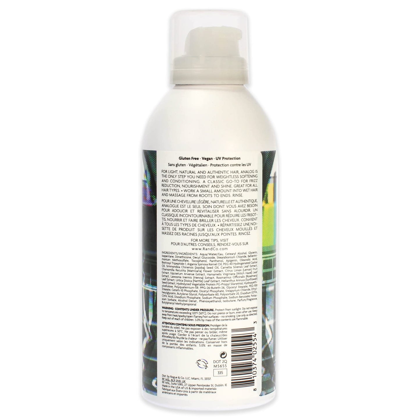 R+Co Analog Cleansing Foam Conditioner, Weightless Conditioner for Nourished, Shiny and No-Frizz Hair, 5.75 Fl Oz