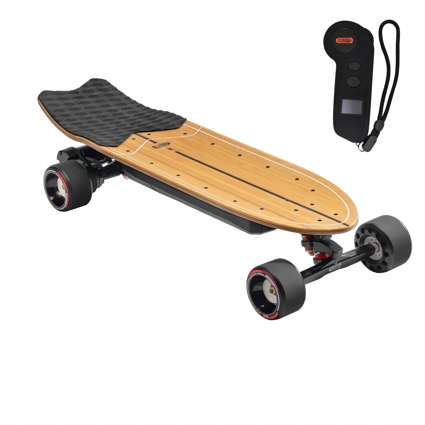 MEEPO Mini Series Electric Skateboard with Remote, Up to 26-32 MPH Top Speed, 11-24Miles Range,330 Pounds Max Load, 30-34 Inches Maple Cruiser for Adults and Teens, Mini5 MINI3 Max Edge Flow
