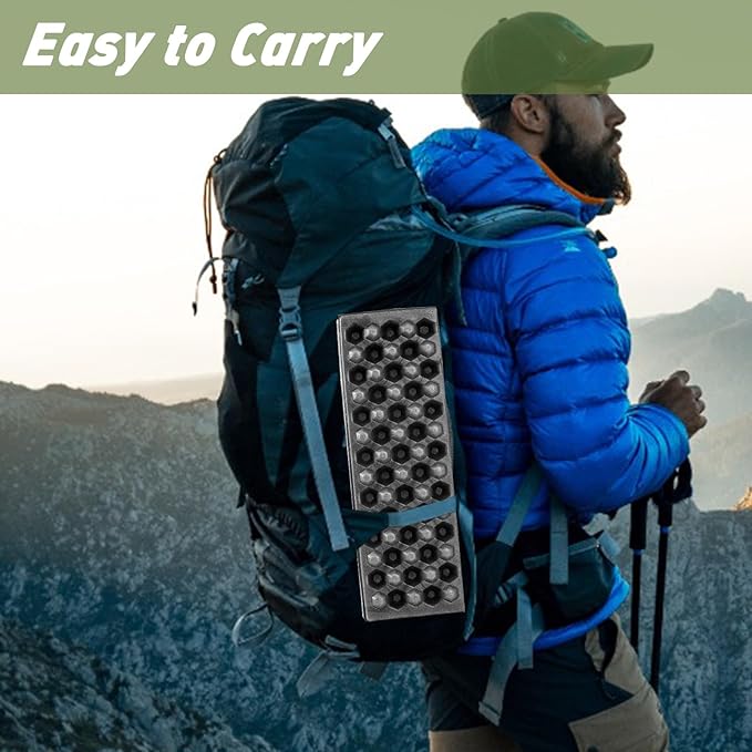 ZAIXIA Portable Seat Cushion,Hunting Lightweight Foam Sit Pad,Camping Foam Mat for Hunting,Camping,Hiking, Outdoor Activities