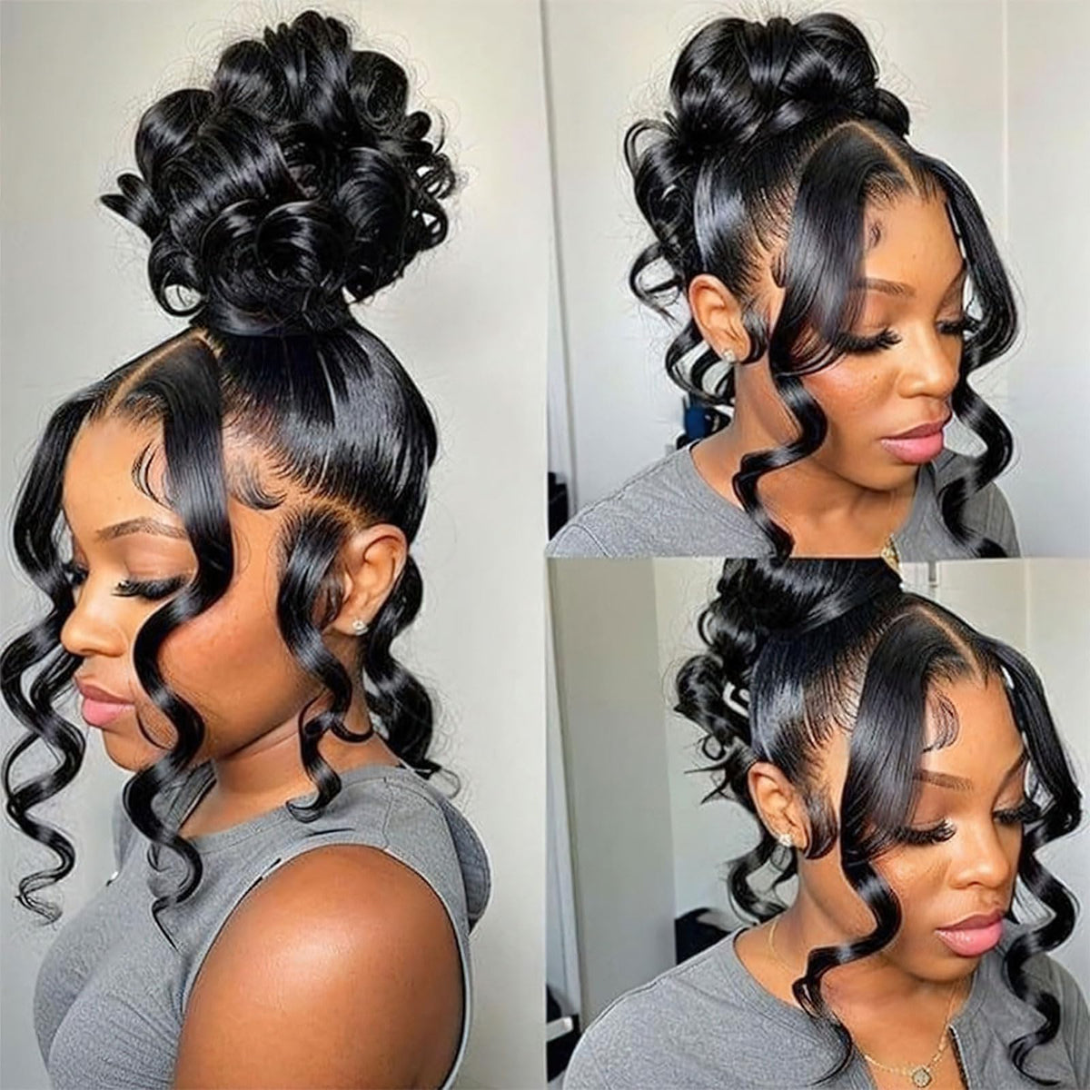 360 Lace Frontal Closure 14 Inch Body Wave Ear To Ear Frontal HD Lace 100% Remy Human Hair 360 HD Transparent Lace 150% Density