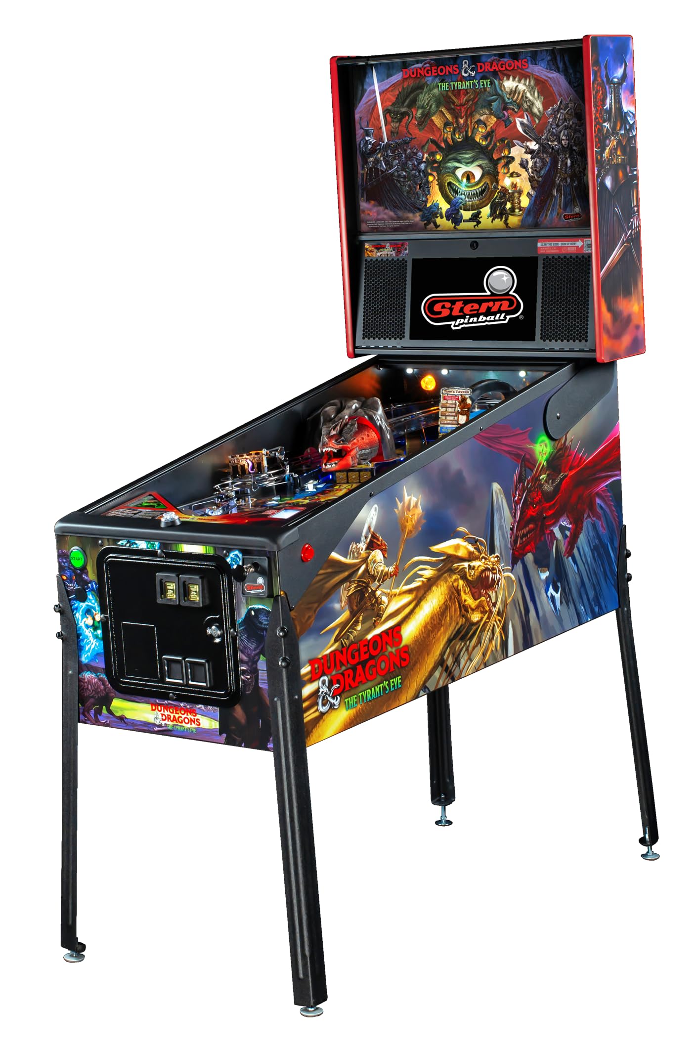 Stern Pinball Dungeons & Dragons with Insider Connected, Premium Edition Arcade Pinball Machine