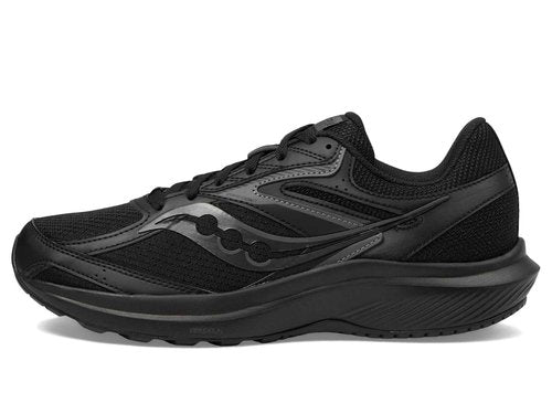 Saucony Men's Cohesion 17, Black/Black/Black, 14