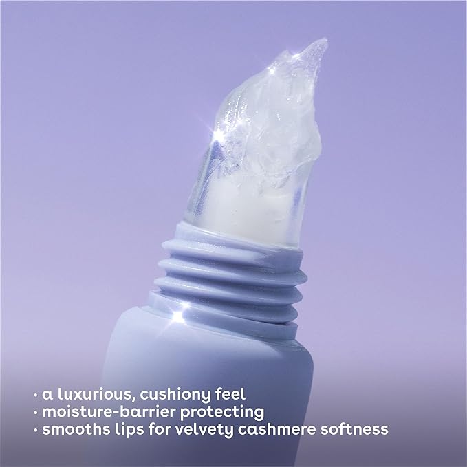 eos Cashmere Lip Butter - Vanilla Cashmere, Plumping Peptides, Smoothing, eos Lip Butter, Shea Butter, Lip Mask, Lip Moisturizer, Soft Lips, 0.35 fl oz