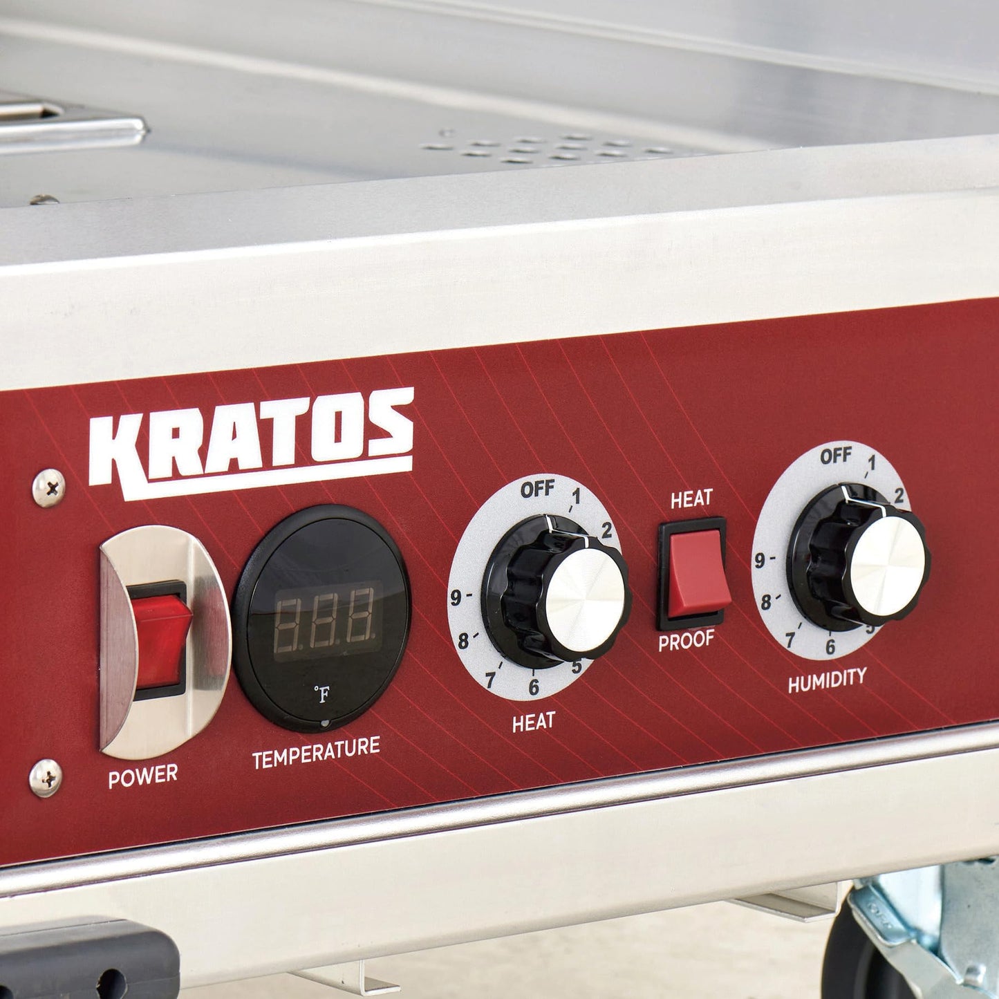 Kratos Full Size Commercial Insulated Holding and Proofing Cabinet with Clear Dutch Doors, Holds 36 Full Size Sheet Pans, 120V, 1440W (28W-603)