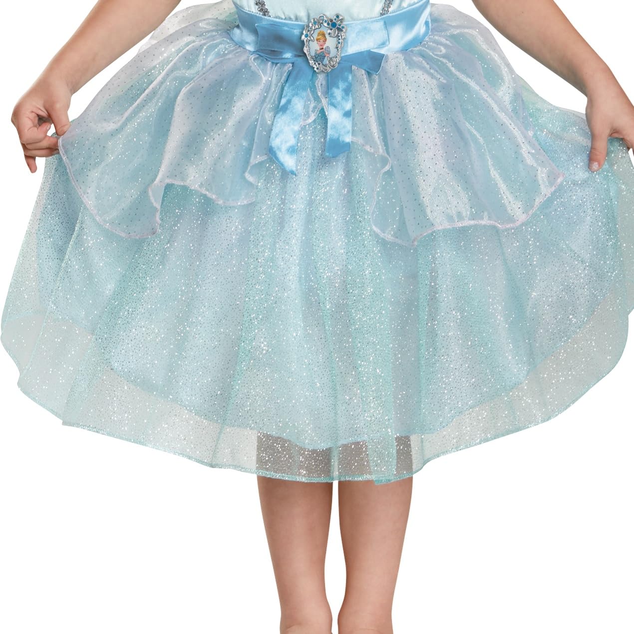 Disguise 82902M Cinderella Toddler Classic Costume, Medium (3T-4T) Blue/White