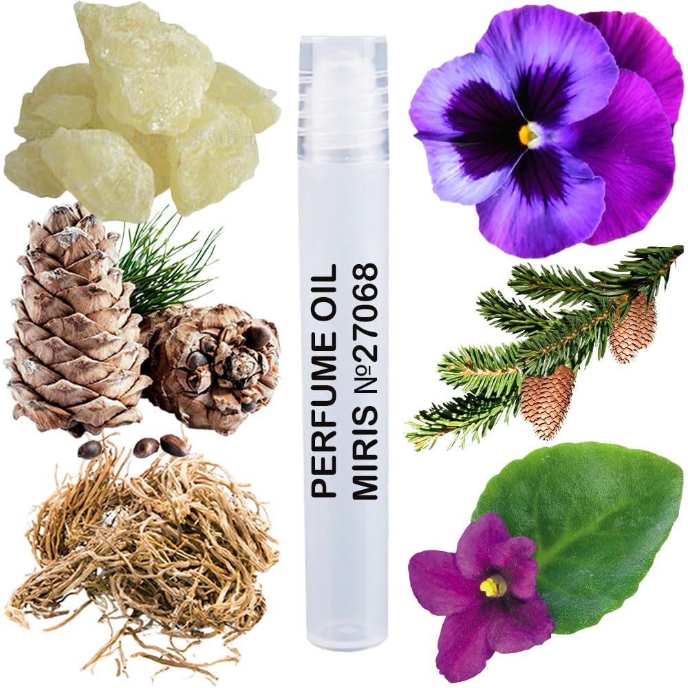 MIRIS No. 27068, Inspired by He Wood, Long-Lasting Perfume Oil for Men Roll-On, Rollerball 0.34 Fl Oz / 10 ml