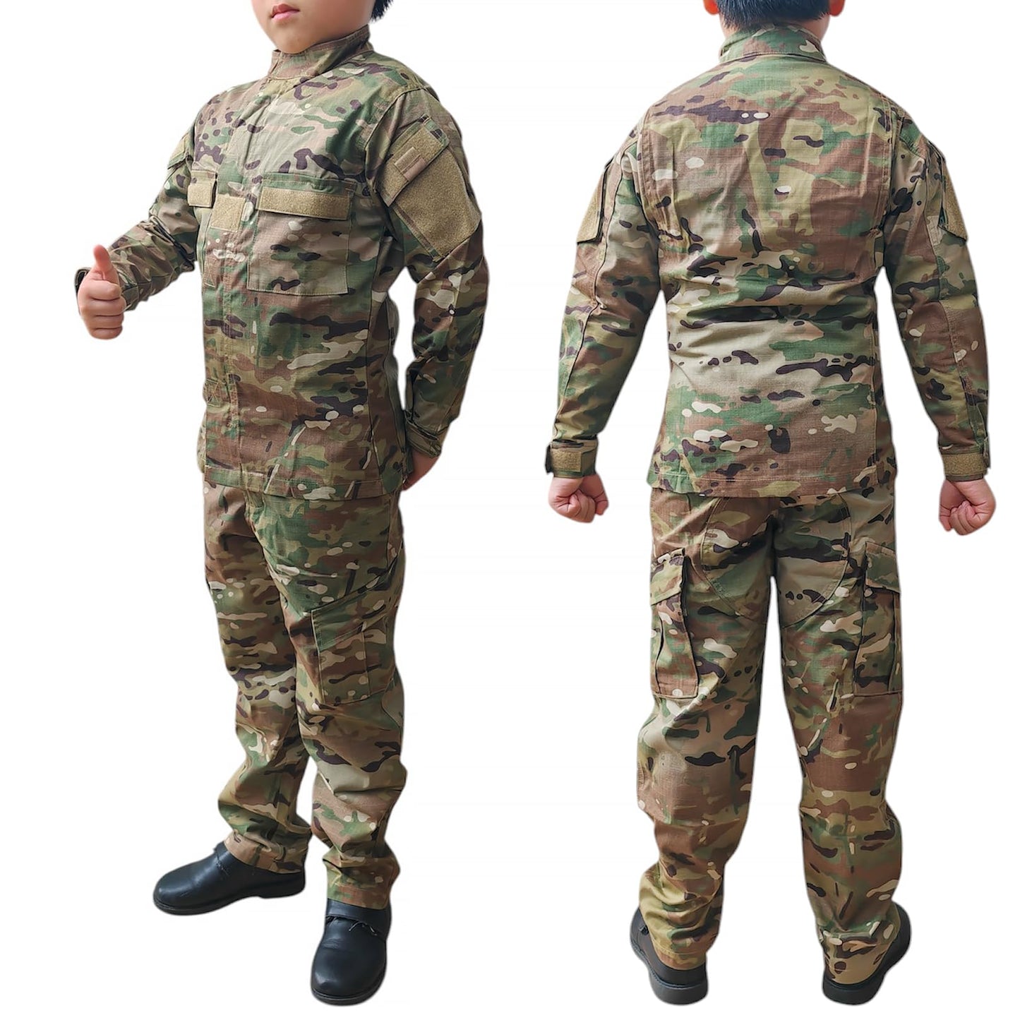 H World Shopping Tactical Airsoft Combat Uniform Suit Shirt & Pants Clothing BDU Hunting Military Camouflage MC 7Y