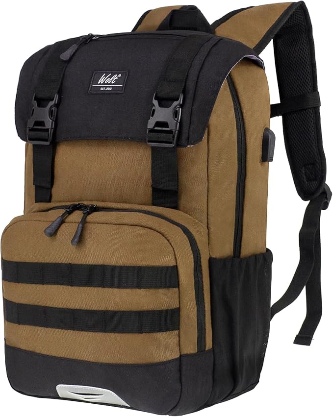 WOLT Laptop Backpack with USB Charging Port Fits Up to 17 Inch Laptop, College Backpack for Men Women, Computer Business B...