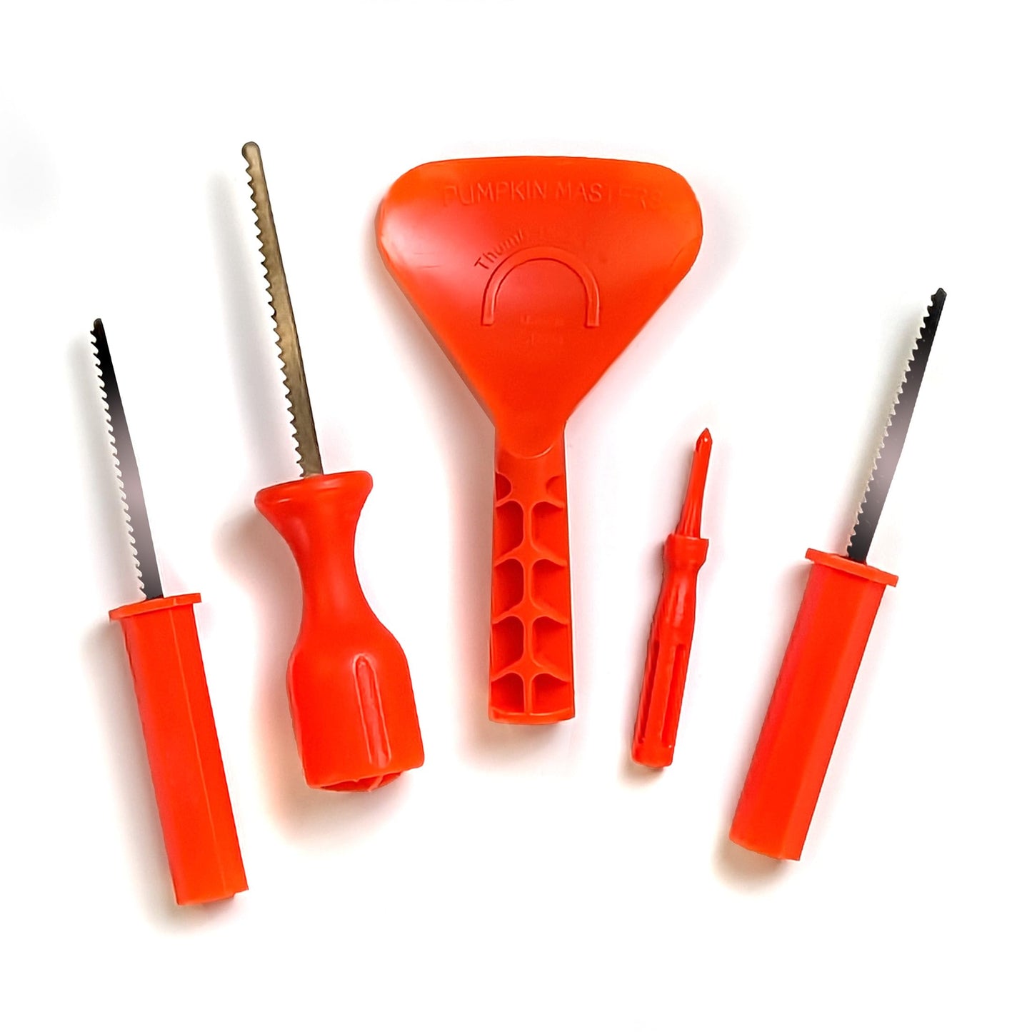Pumpkin Masters Pumpkin Carving Kit, Halloween Carving Kit, Includes 3 Saws, 1 Scoop, 1 Poker, 1 Pattern book with 10 Patterns