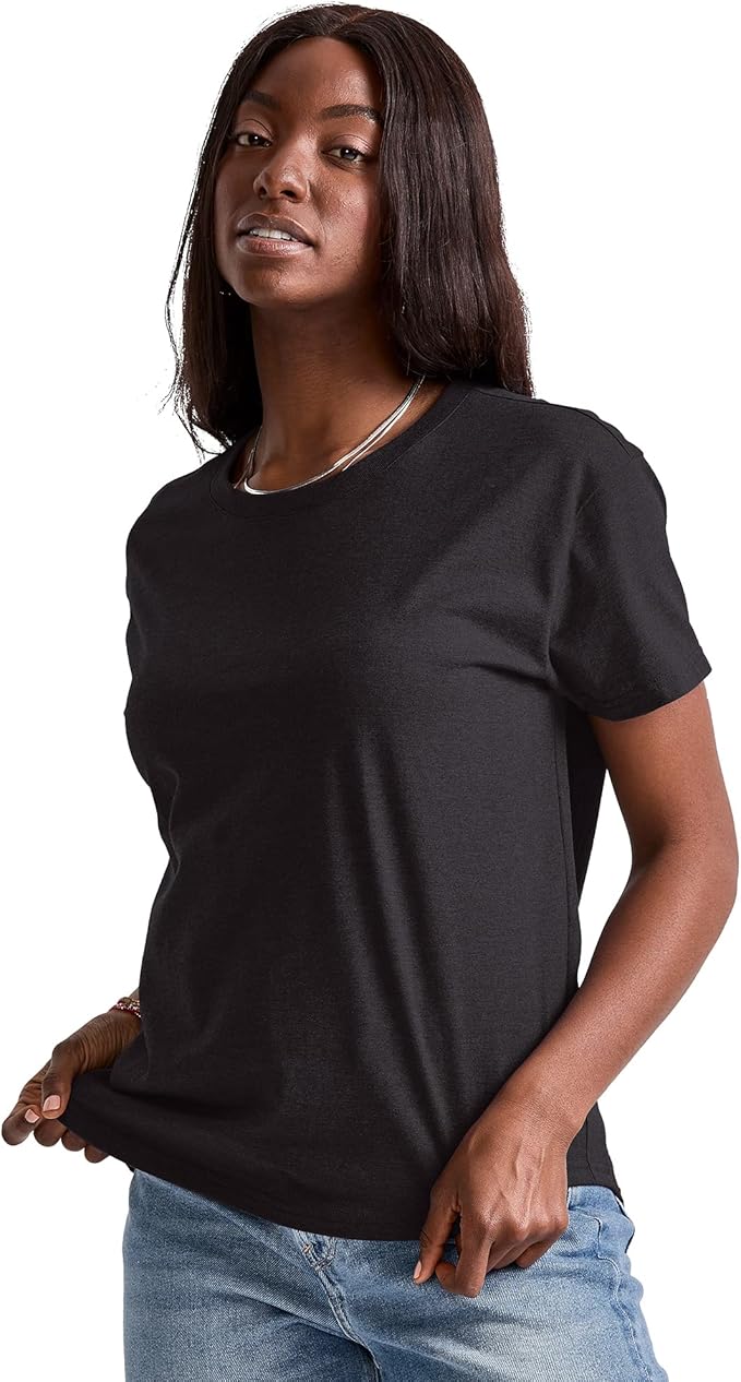 Hanes Womens Tri-Blend Relaxed Fit T-Shirt, Oversized Lightweight Tee, Available in Plus Size