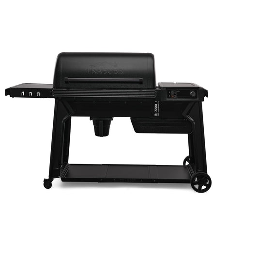 Traeger Grills Woodridge Pro Electric Wood Pellet Grill and Smoker, 970 Sq. In., Outdoor Pellet Smoker Grill with Digital Sensor and Side Shelf, Wi-FIRE Technology, Super Smoke Mode, TFB97JLH