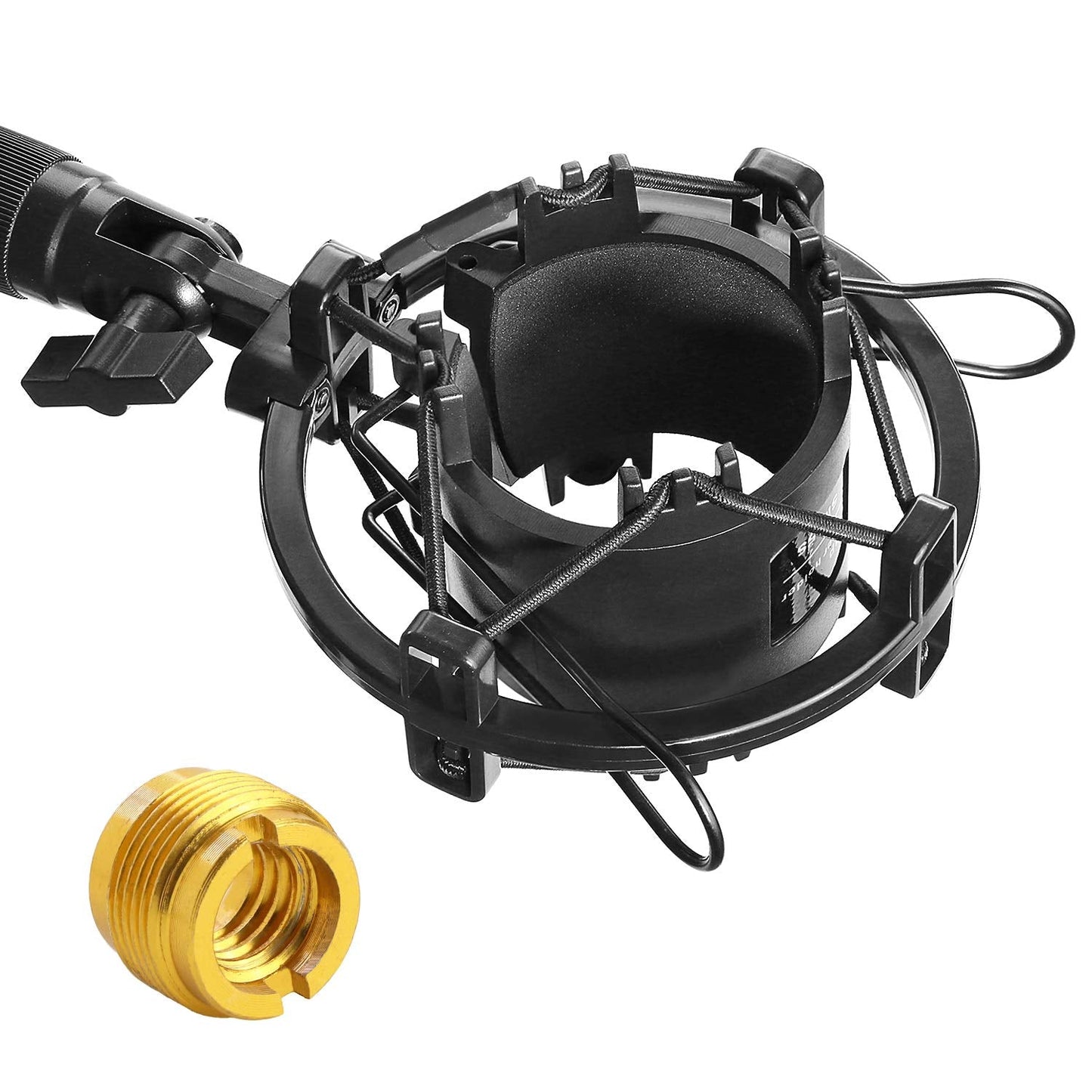 Youshares At2020 Shock Mount, Microphone Shock Mount Reduces Vibration Noise For Audio Technica At2020 At2035 Atr2500 Condenser