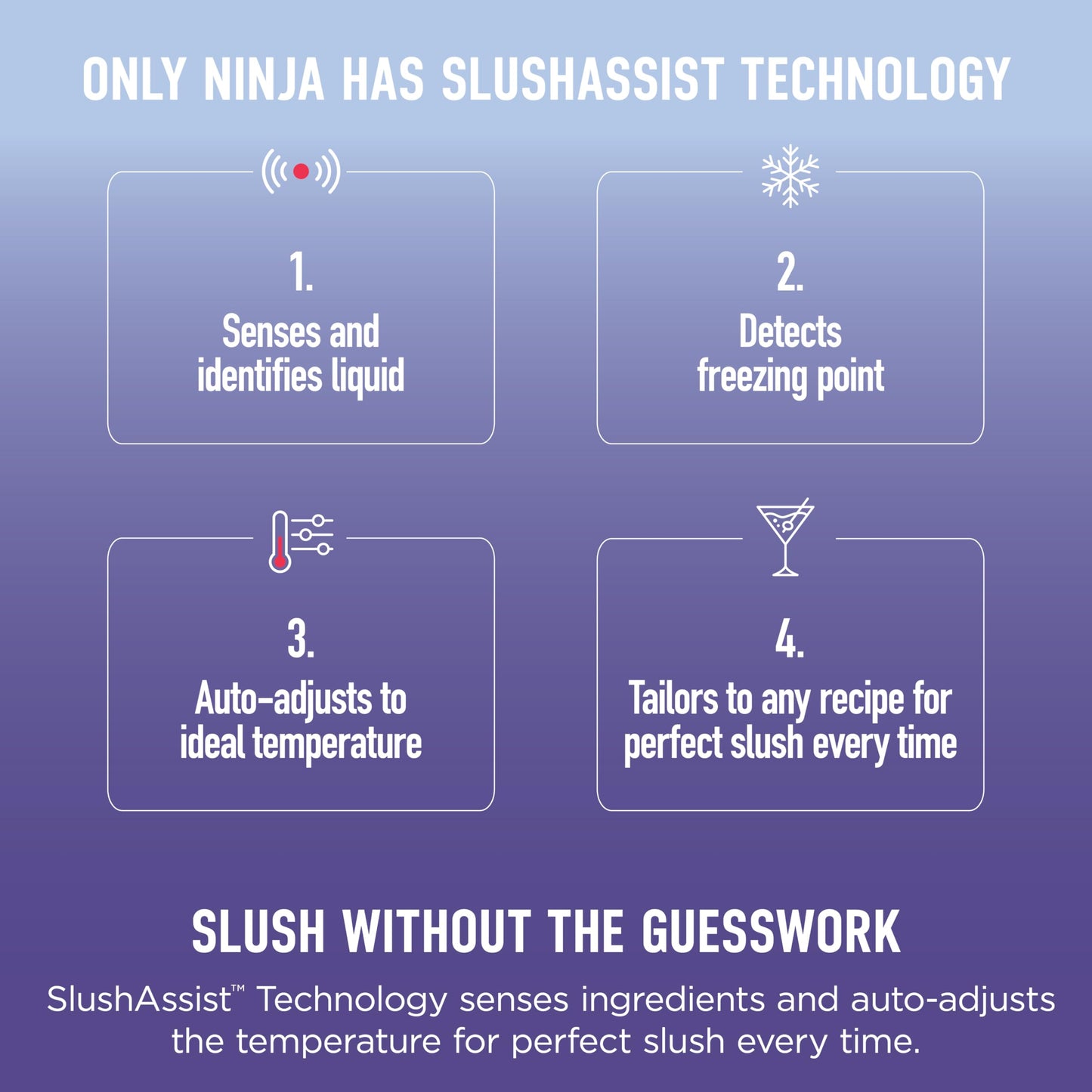 Ninja SLUSHi Max XXL Smart Frozen Drink Maker | Top Performance & Smart Technology, Party-Size 150oz Capacity, No Ice Needed, 6 Programs, Ideal Temp & Texture up to 12 hours | Blue FS605SG