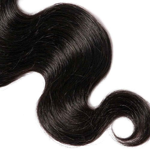 Body Wave Bundles Human Hair Natural Black Color Body Wave Bundle Hair Extensions 22 24 26 Inch Grade 8A Brazilian Virgin Remy Hair 3 Bundles Double Weft Hair Weave