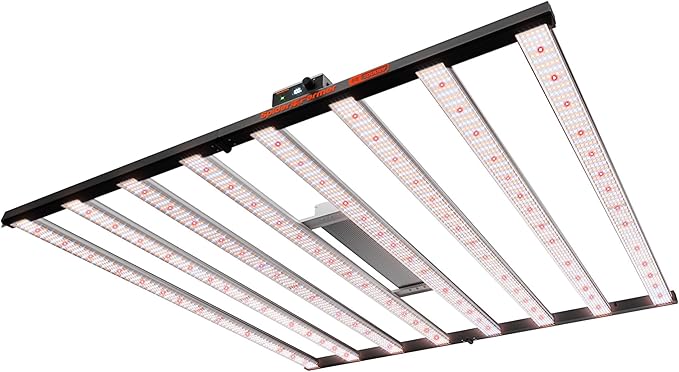 Spider Farmer SE1000W LED Grow Lights 1000w, Samsung LM301H EVO Diodes, Smart App Control, 5x5ft Coverage Dimmable Daisy Chain Bar Style Commercial LED Growing Lamp, Commercial Grade Vertical Farming