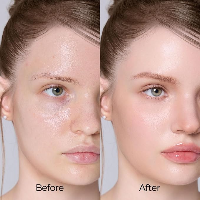 Natural Cover Glow Cushion Foundation | Satin Radiant Finish | Korean Foundation Makeup | Long-Lasting Natural Coverage | for All Skin Types 0.42 oz. (21P Porcelain Ivory)