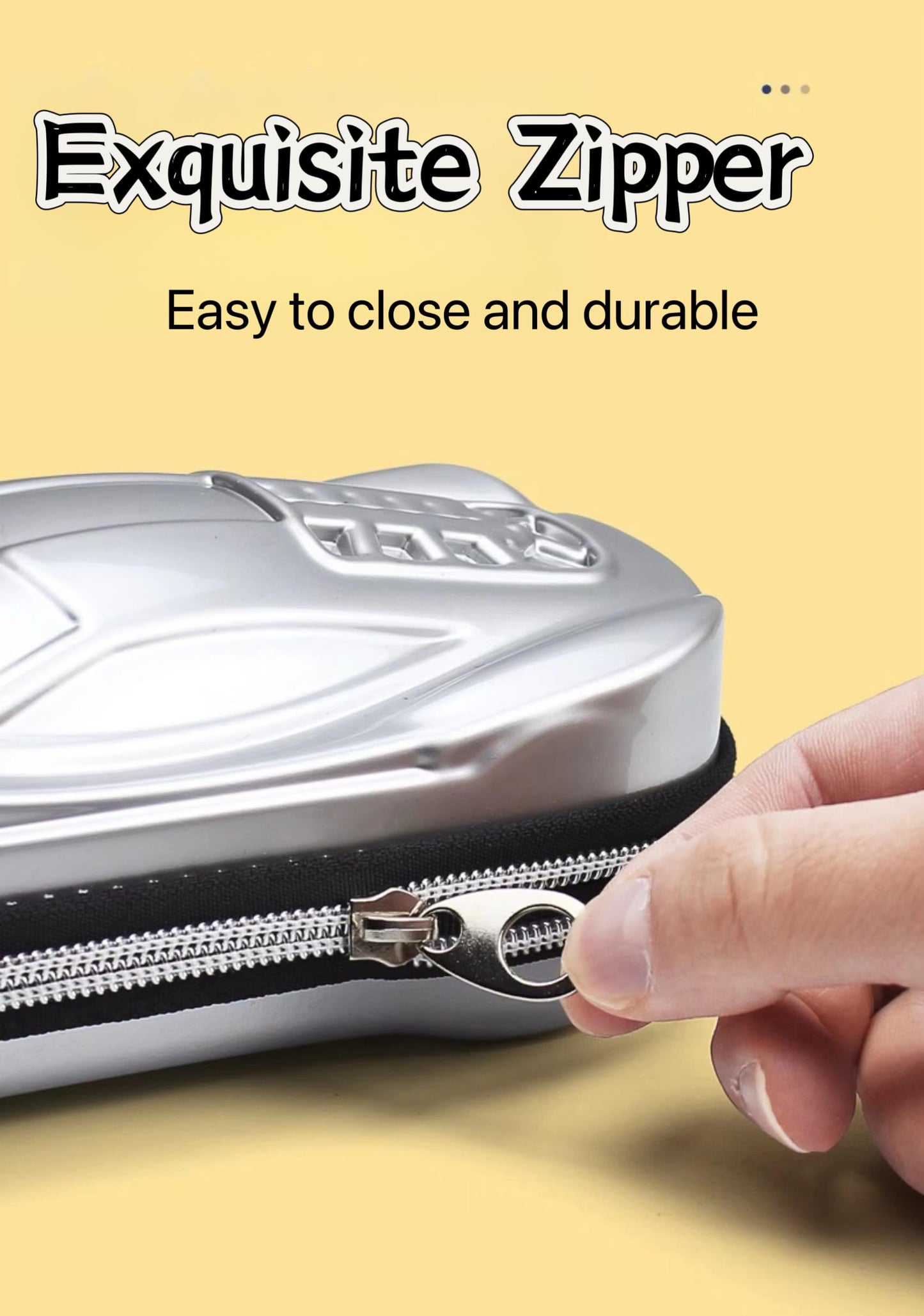 XZR Supercar Pen Case Box Bag Stocking Stuffers Large Capacity Organizer Cool Supercar Pencil Bag Storage Box EVA Material Nice Gift (Blue)