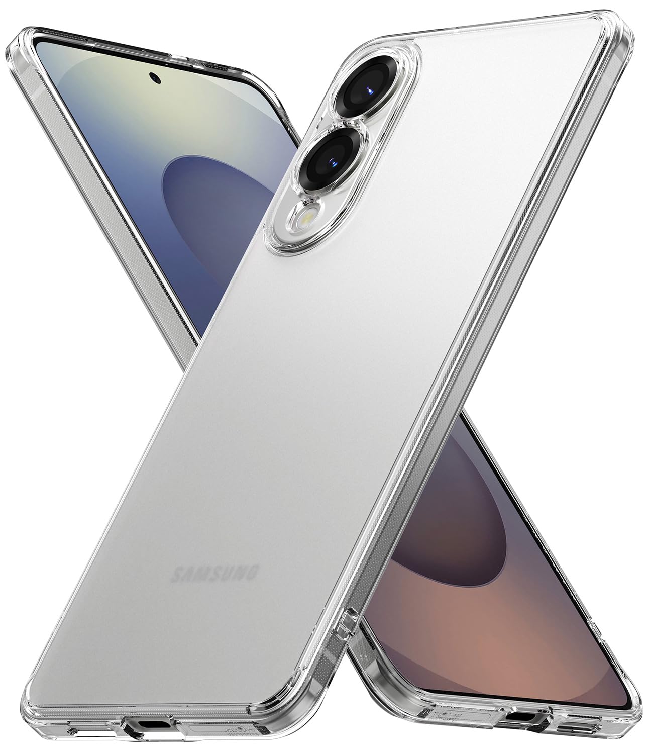 Ringke Fusion [Oil & Dirt Resistant] Compatible With Samsung Galaxy S25 Edge Case, Slim Phone Cover For Women, Men, Anti-Fingerp