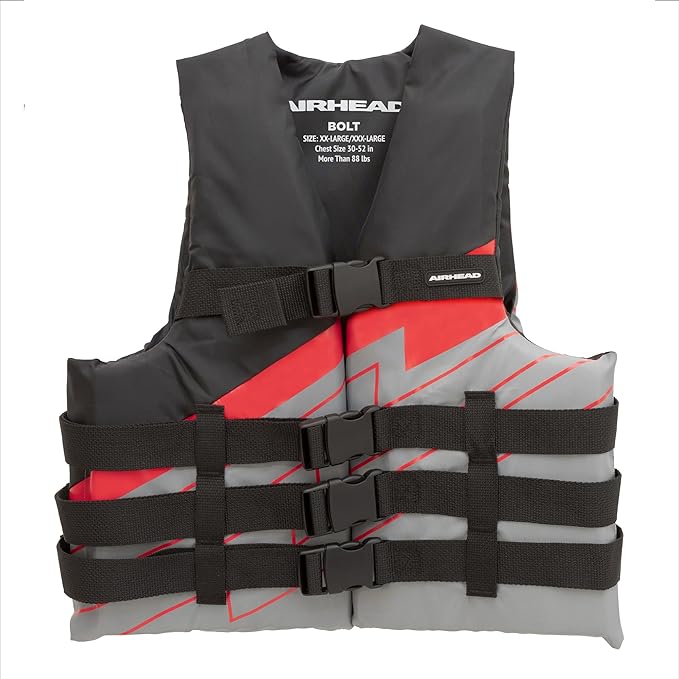 Airhead Bolt Life Vest | Closed Sided PFD | Child, Youth and Adult