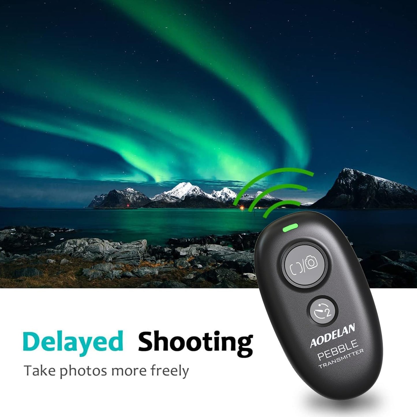 Aodelan Wireless Camera Shutter Release Remote Control For Panasonic Lumix Dmc-G7, S5Ii,S5Iix,G85, Gh4,Gh5, Gh5M, Gh5L,Gh5 Ii,Gh