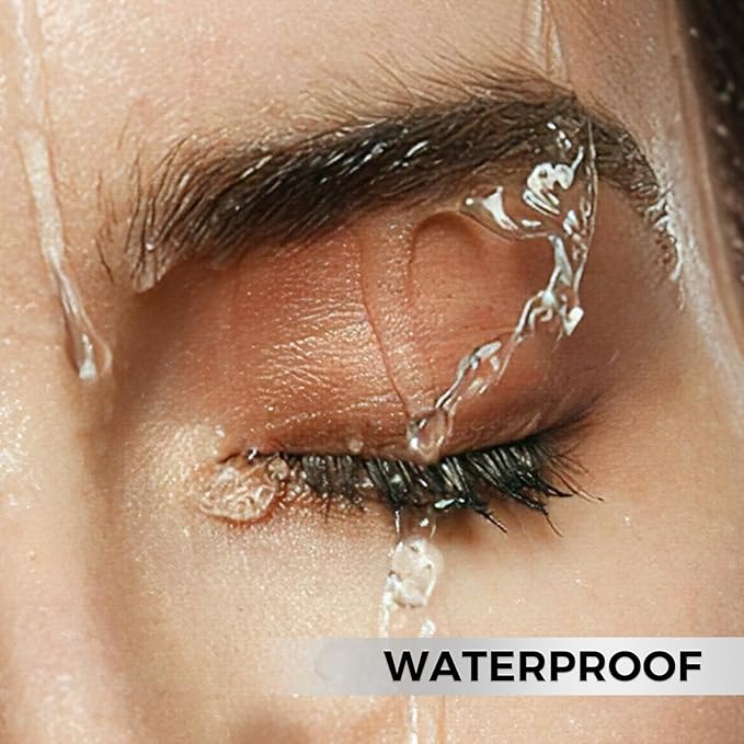 SACE LADY Waterproof Mascara with Lash Curler Volume and Length, Black No Clump Lift Lash Mascara, Lasting Smudge-proof Natural Looking Curl Eye Makeup Set, Cruelty Free, 0.28Oz