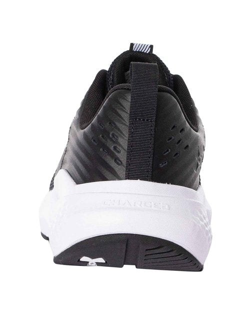 Under Armour Men's Charged Commit Trainer 4, (004) Black/Anthracite/White, 9.5, US