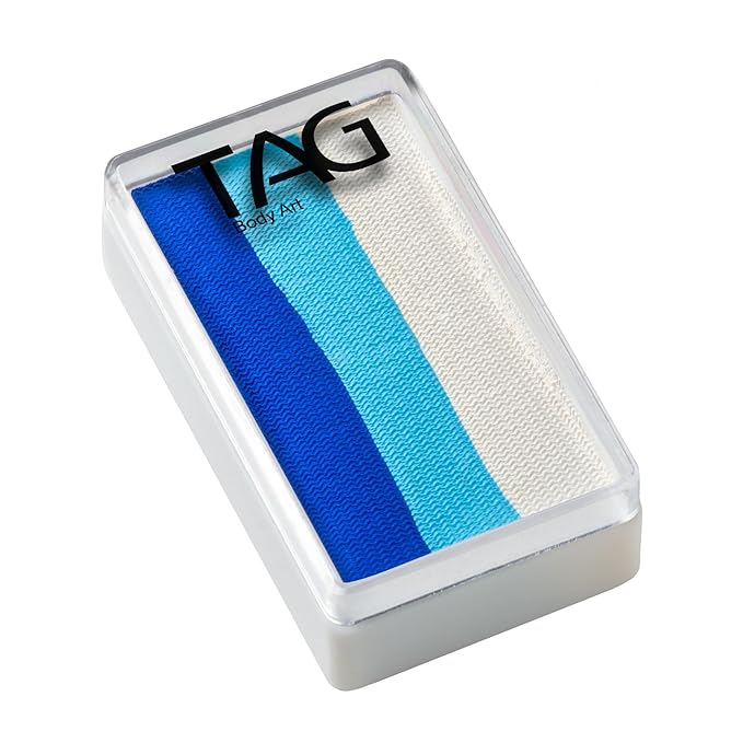 TAG Face and Body Paint - 1 Stroke Split Cake 30g - Bluebird
